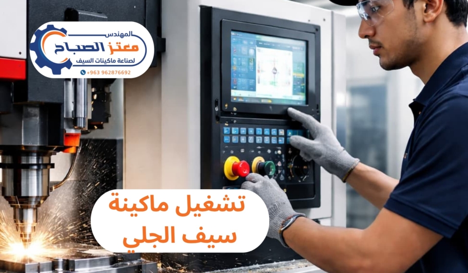 تشغيل ماكينة سيف الجلي